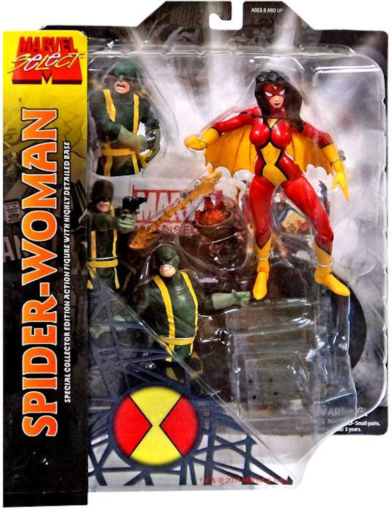 早割 Diamond Select Toys Marvel Select: Spider-Woman Action Figure