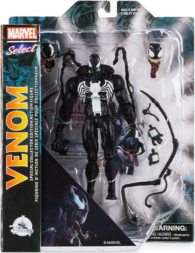 Tibio manejo resistencia Diamond Select Toys Marvel Select Venom 2018, Collector Edition Disney  Store Exclusive Action Figure - US