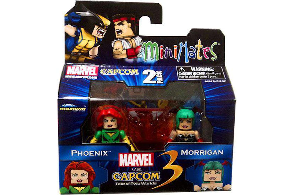 Diamond Select Toys Marvel vs Capcom 3 Minimates Series 1 Phoenix vs ...