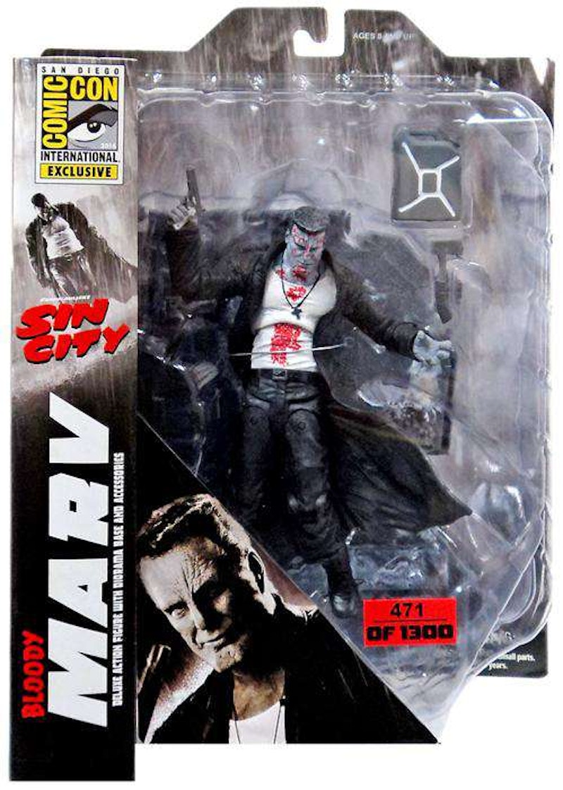 Diamond Select Toys Sin City Marv Bloody SDCC 2014 San Diego Comic Con  Exclusive Action Figure