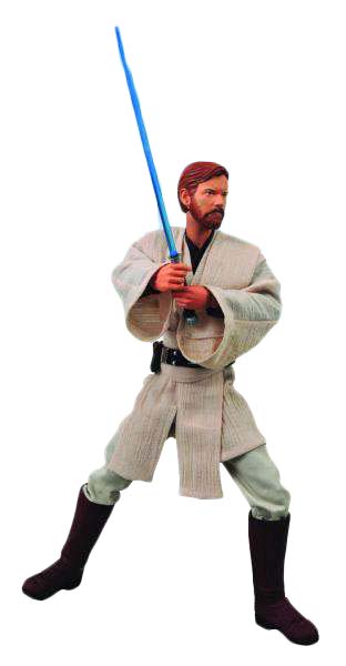 Diamond Select Toys Star Wars Ultimate Quarter Scale Obi-Wan Kenobi Action  Figure