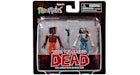 Diamond Select Toys The Walking Dead Minimates Series 3 Battle-Damaged Tyreese & Farmer Zombie Minifigure (2-Pack)