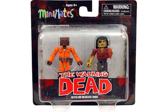 Diamond Select Toys The Walking Dead Minimates Série 3 Dexter & Dreadlock Zombie Figurine (Lot de 2)