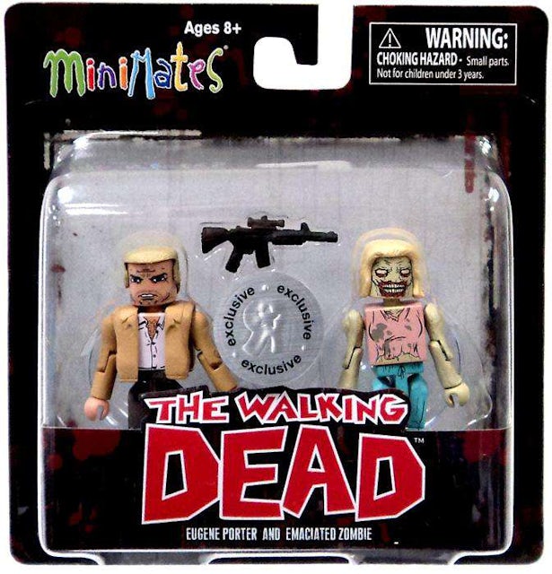 Diamond Select Toys The Walking Dead Minimates Series 5 Eugene Porter &  Emaciated Zombie Toys 'R Us Exclusive Minifigure (2-Pack) - US