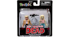 Diamond Select Toys The Walking Dead Minimates Series 5 Eugene Porter & Emaciated Zombie Toys 'R Us Exclusive Minifigure (2-Pack)