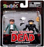 Diamond Select Toys The Walking Dead Minimates Exclusives Glenn & Nerd Zombie  Toys 'R Us Exclusive Minifigure (2-Pack) - US