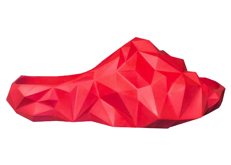 Pre-owned Diamond Supply Co. Men's Coupes De Diamant Slide Diamond Sneakers In Red