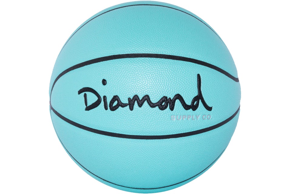 Diamond Supply Co. Spalding Basketball Light Blue/Silver/Black - US