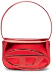 Diesel 1DR Shoulder Bag Mirrored Leather Red in Mirrored Leather with  Silver-tone - US