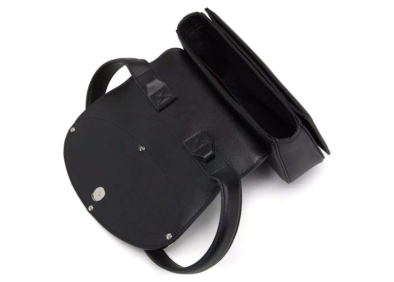 Diesel 1DR Shoulder Bag Nappa Leather Black in Nappa Leather with