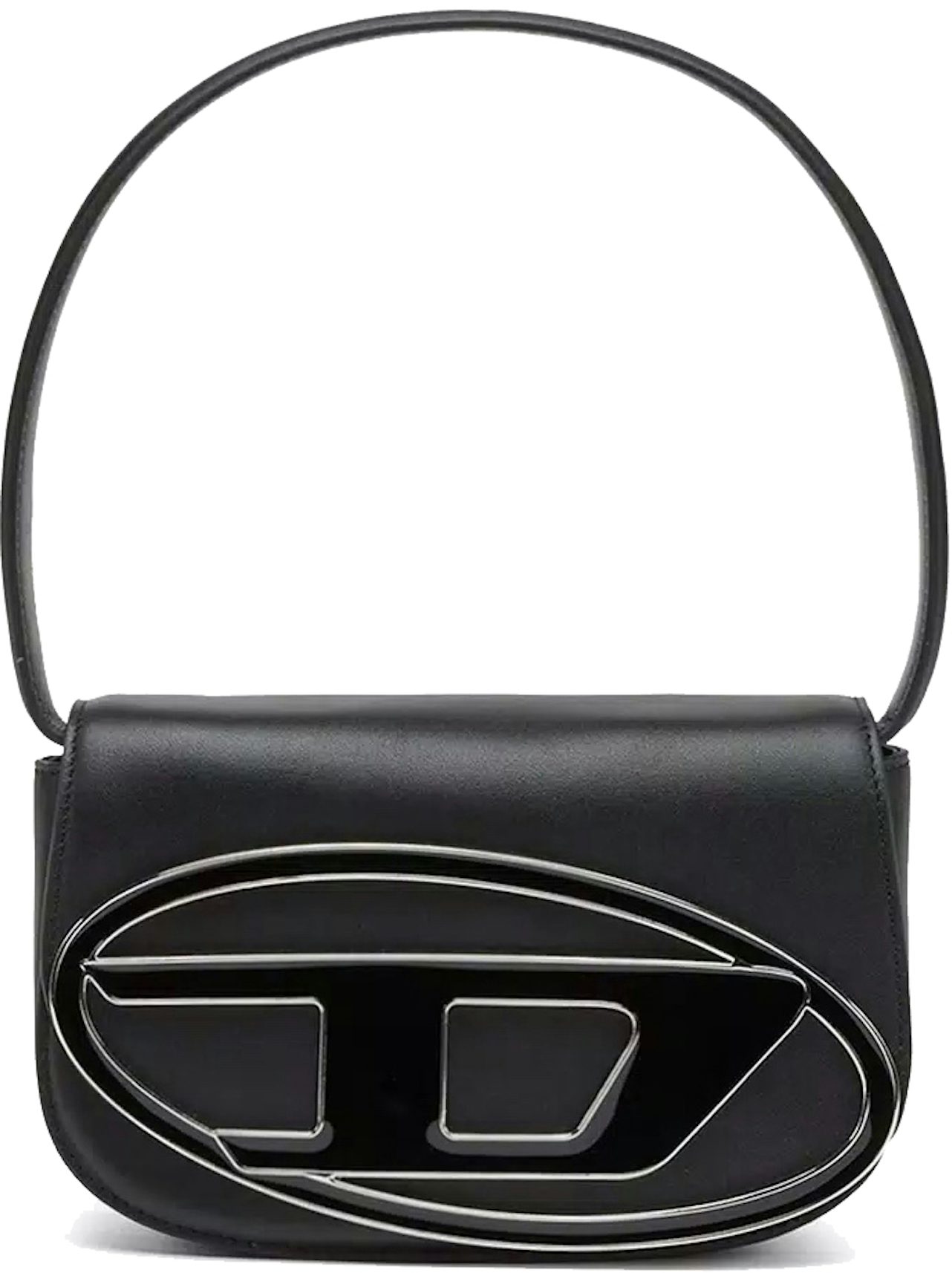 Diesel 1DR Shoulder Bag Nappa Leather Black in Nappa Leather with  Silver-tone - US