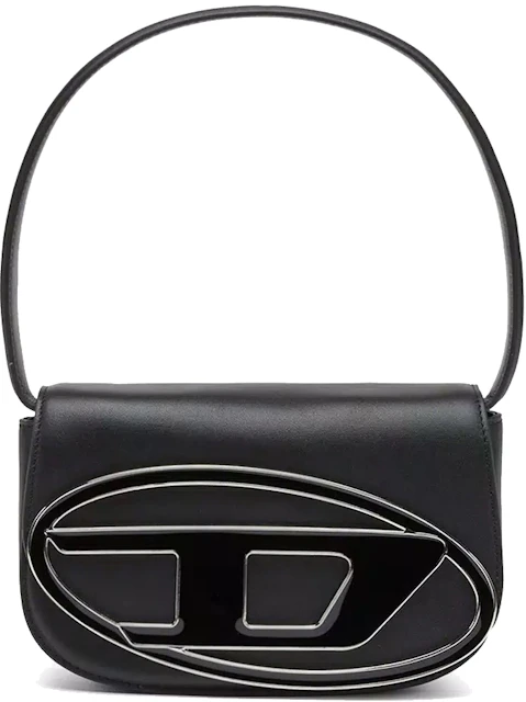 Preconcepción Contar Notorio Diesel 1DR Shoulder Bag Nappa Leather Black in Nappa Leather with  Silver-tone - ES