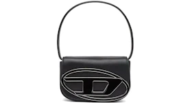 Diesel 1DR Shoulder Bag Nappa Leather Black
