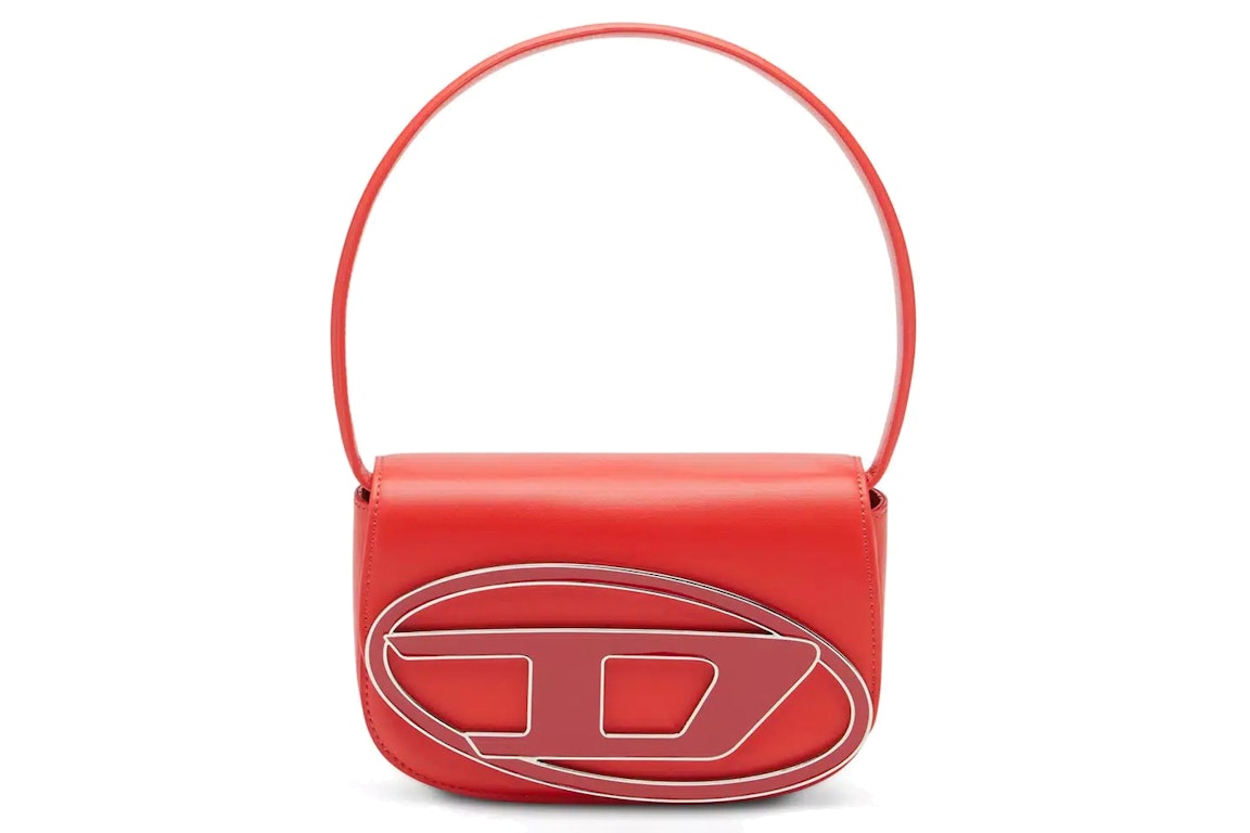 Pre-owned Diesel 1dr Shoulder Bag Nappa Leather Red