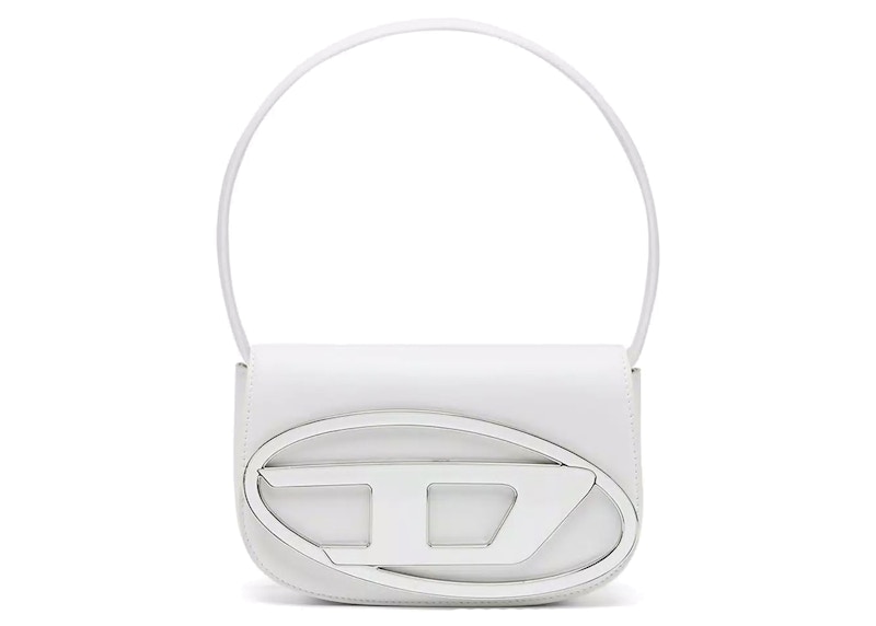 Diesel 1DR Shoulder Bag Nappa Leather White