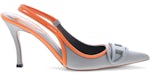 Diesel D-Venus Slingback Heels Gray Orange (Women's)