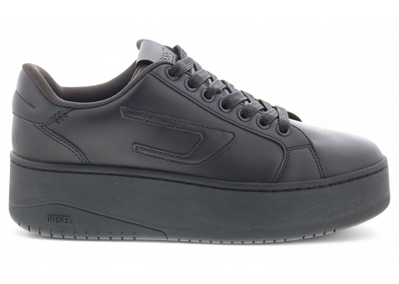 Pre-owned Diesel Sathene Bold X (women's) Sneakers In Black