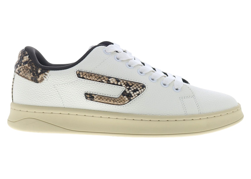 Pre-owned Diesel Sathene Low (women's) Sneakers In Pinecone/pebble/bright White In Multi