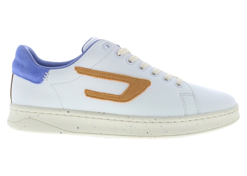 Pre-owned Diesel Men's Sathene Low Sneakers In Praline/evening Sand/ganache