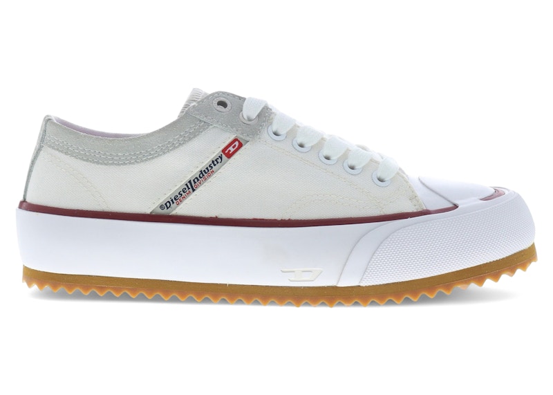 Pre-owned Diesel Men's Sprincipia Low Sneakers In White