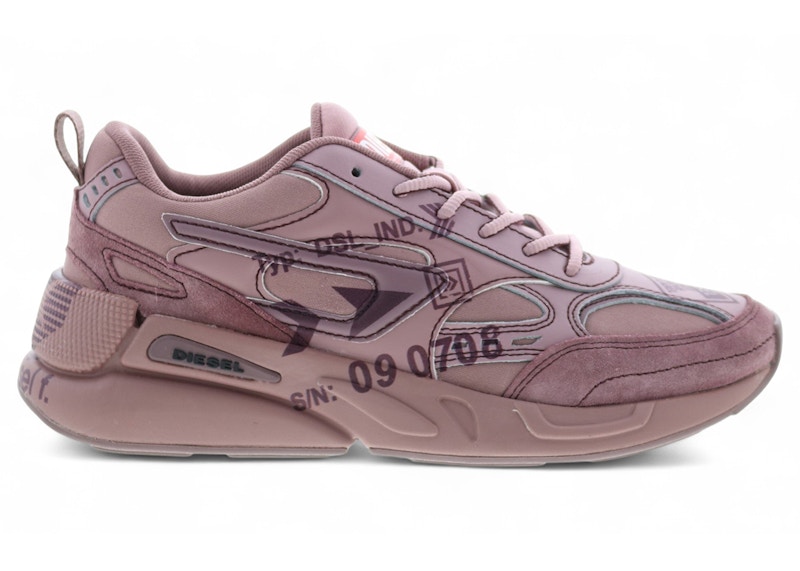 Pre-owned Diesel Sserendipity Sport W (women's) Sneakers In Woodrose In Pink