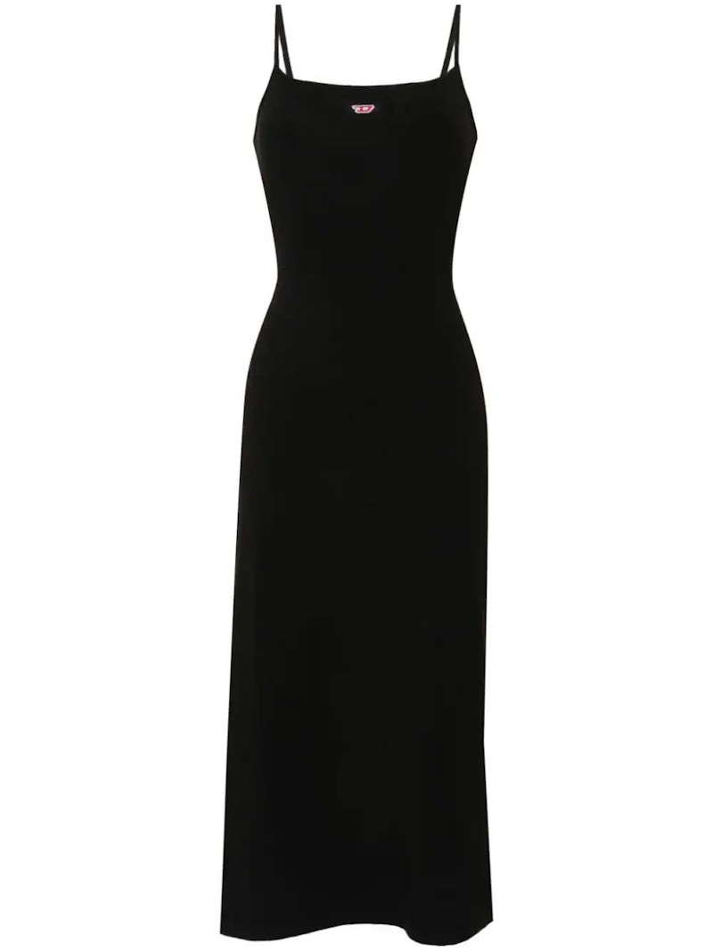 Diesel Strappy Long Dress Black - GB