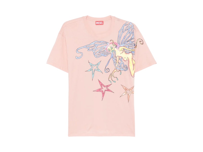 Diesel T-Buxt-Q T-shirt Mauve - JP