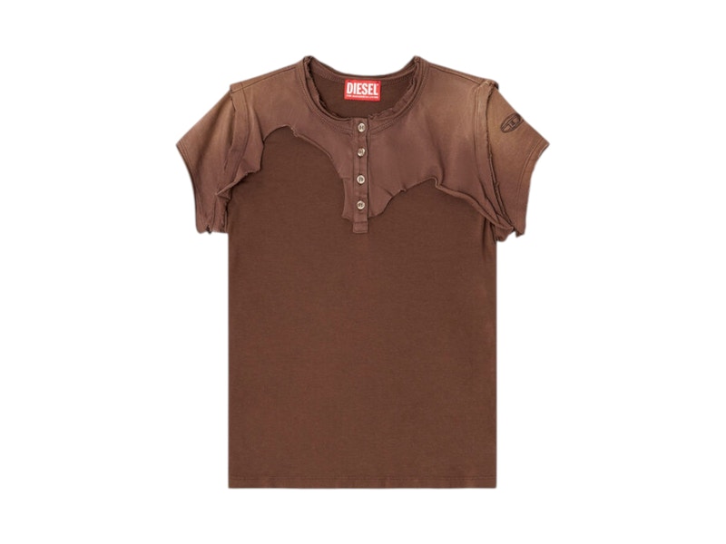 Pre-owned Diesel Women's Tunrawy Tank Top In Brown