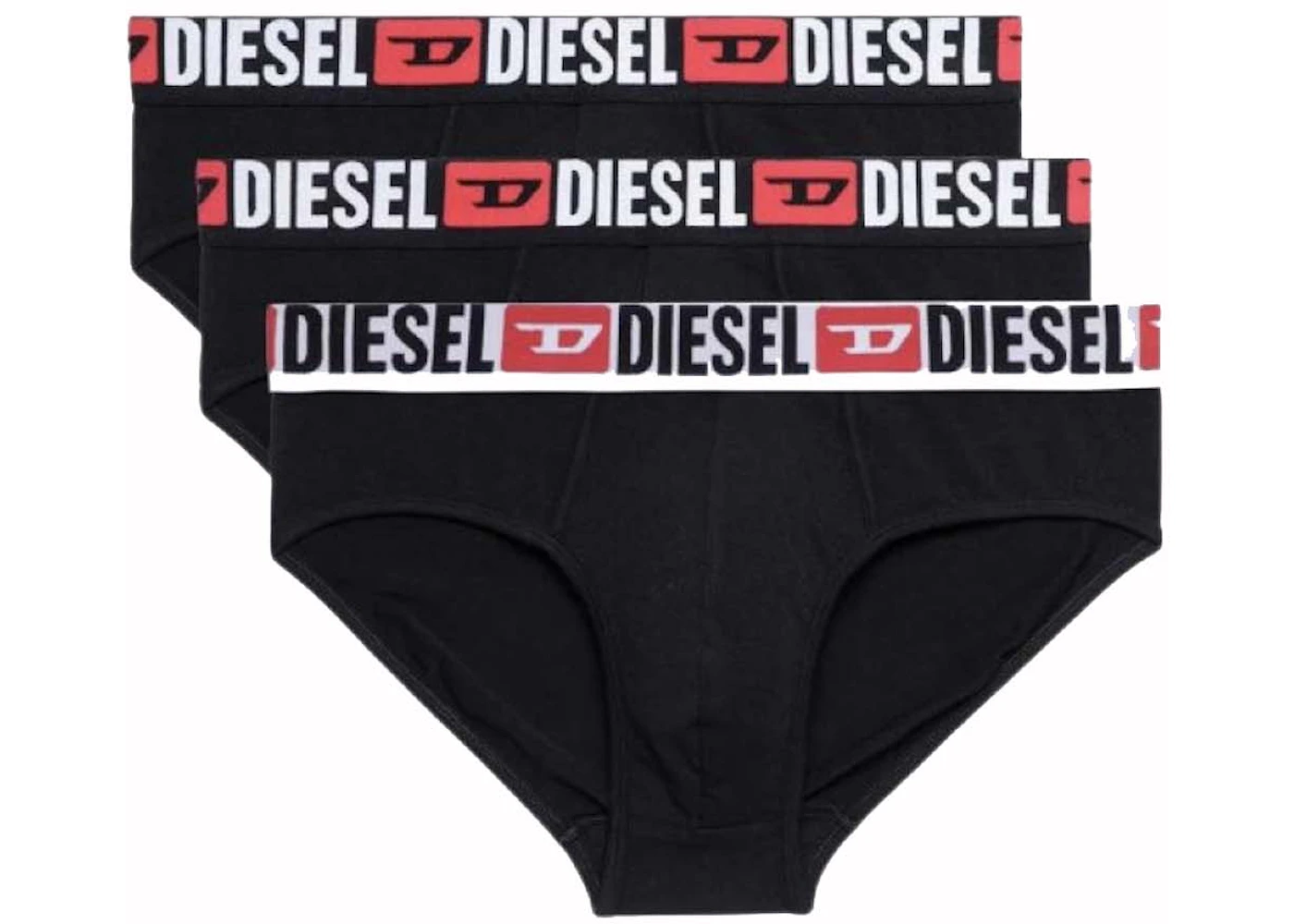 Diesel Pack De Tres Piezas De Ropa Interior Con Logo Diesel Pack De Tres Piezas De Ropa Interior Con Logo