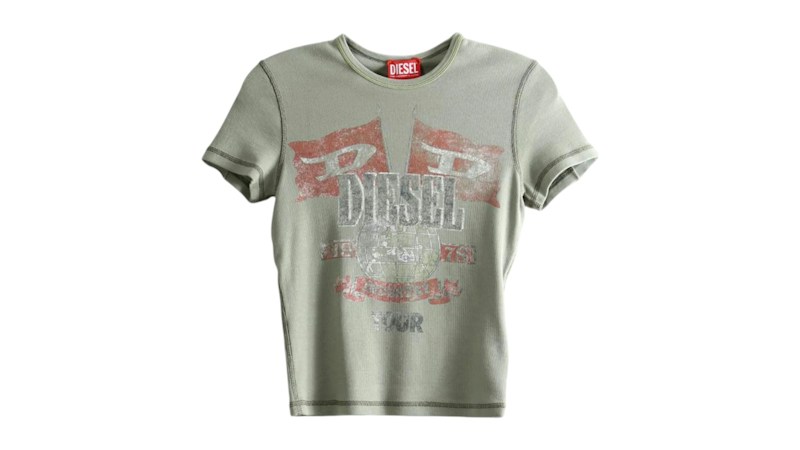Diesel Women's T Marsy Rib T-Shirt 5AA