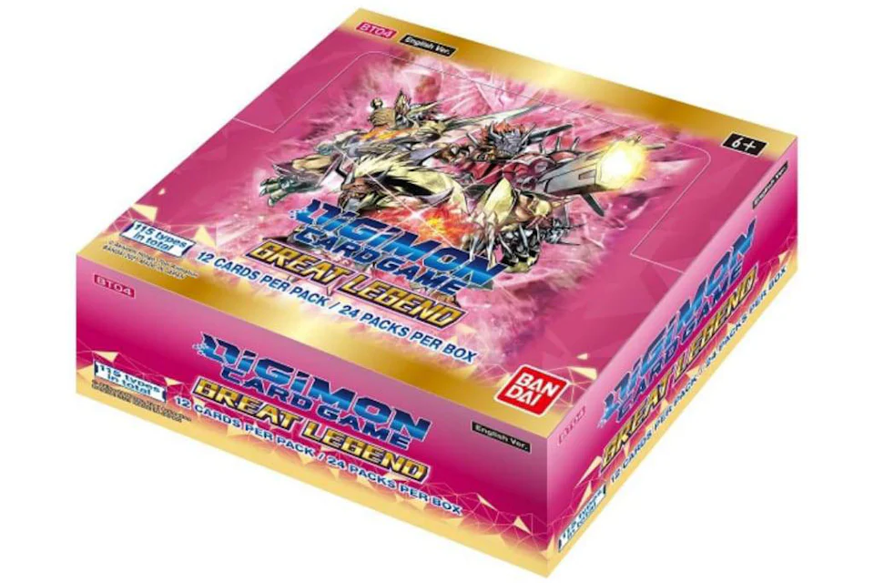Digimon TCG Great Legend Booster Box (BT-04) (English) - GB