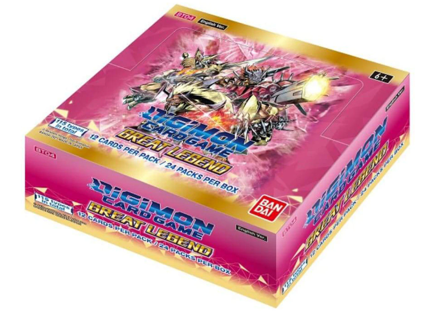 Digimon TCG Great Legend Booster Box (BT-04) (English) - US