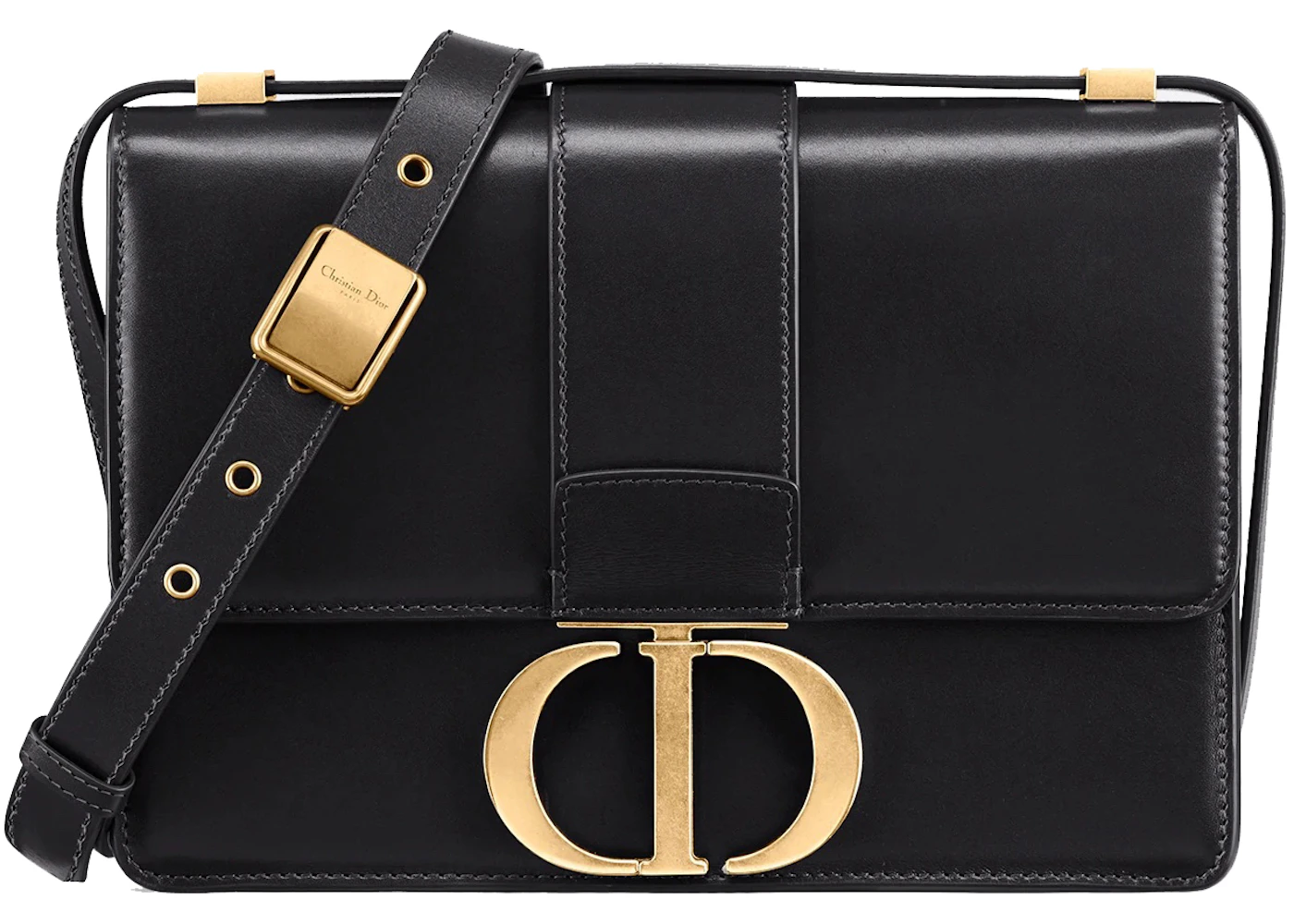 Sac Dior 30 Montaigne Noir with Gold-tone de la collection in