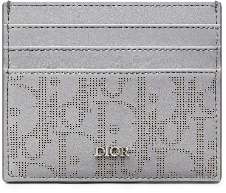 Dior - Business Card Holder Black Dior Oblique Galaxy Leather - Men
