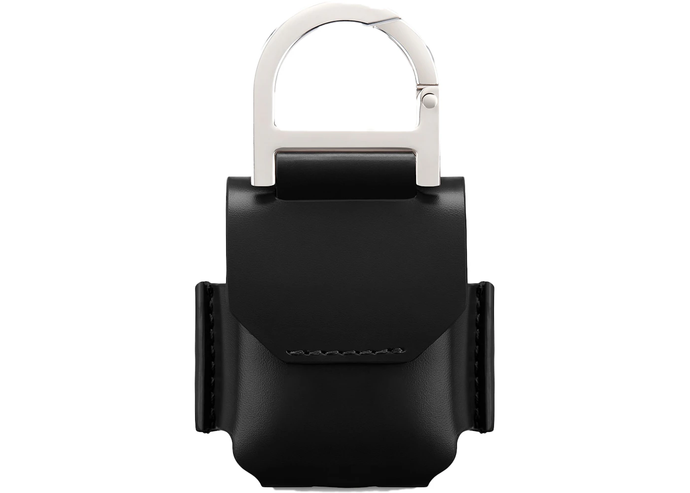 Dior Airpods Case Calfskin Black in Calfskin with Silver-tone - US