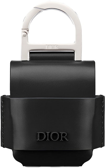 Black Coach pouch keychain Airpod Case - Dopephonecases