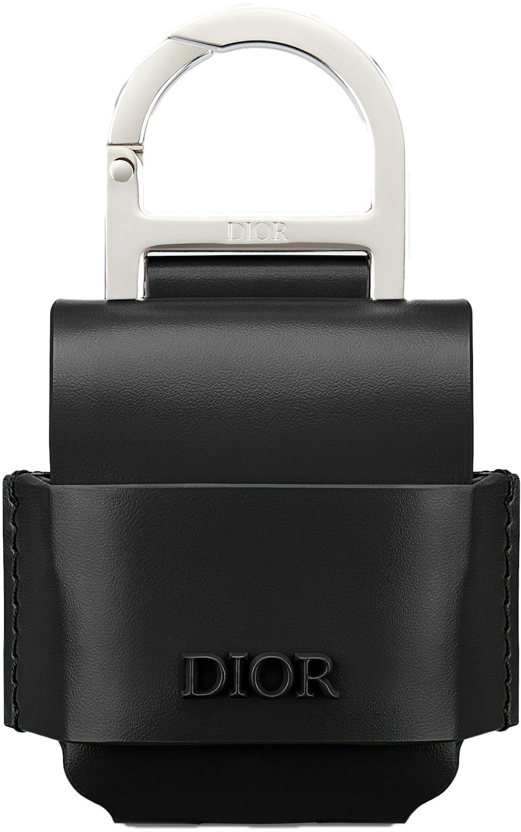 Dior Airpods Case Calfskin Black
