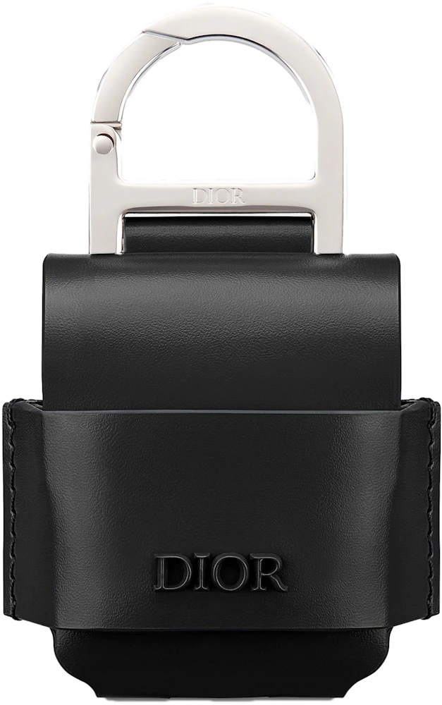 Dior airpod case Black Lambskin ref.239322 - Joli Closet