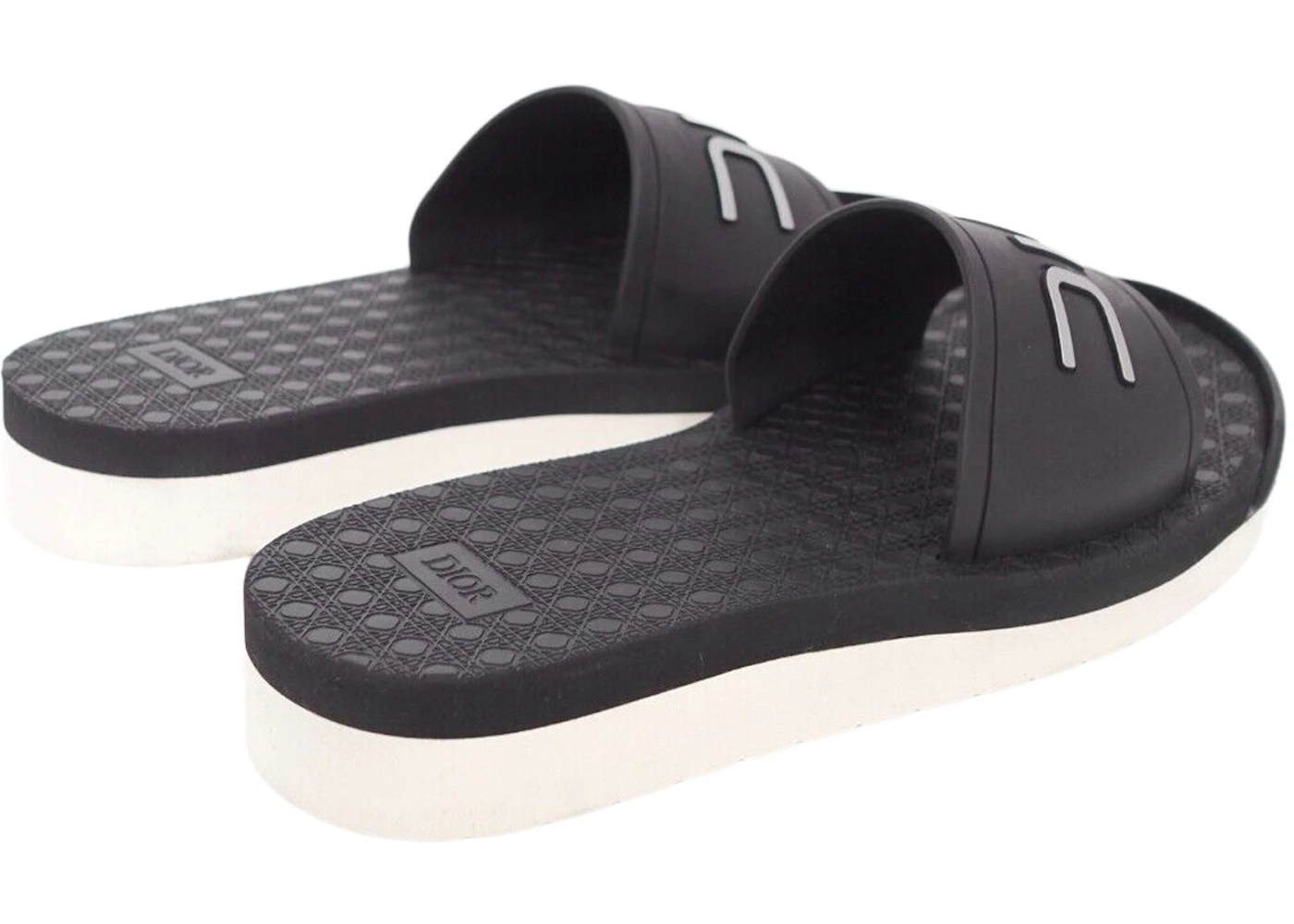 Dior Alpha Dior Slides x Sorayama Black White Men's - 3SA077XNX_H960 - US
