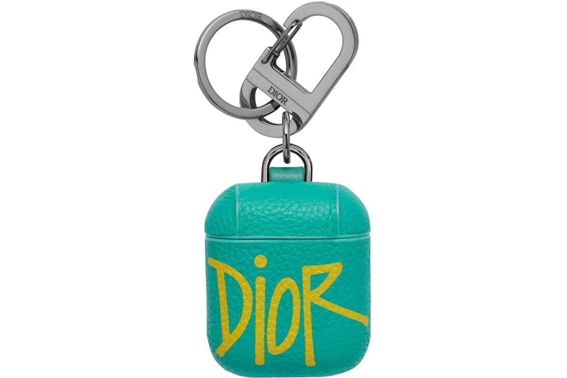 Dior And Shawn Airpods Case Green/Yellow
