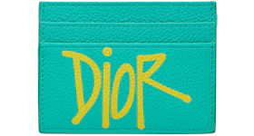 Dior And Shawn Card Holder (4 Card Slot) Green/Yellow