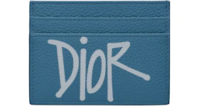 Dior And Shawn Card Holder (4 Card Slot) Navy Blue