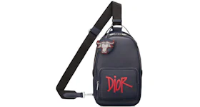 Dior And Shawn Crossbody Backpack Navy