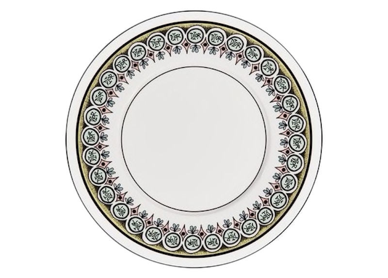 Dior And Shawn Dessert Plate Multicolor