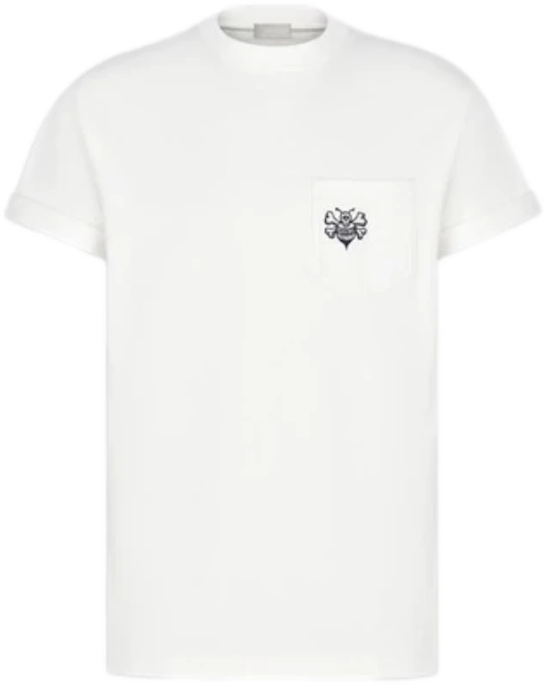 Dior and Shawn Oversized Bee T-Shirt White