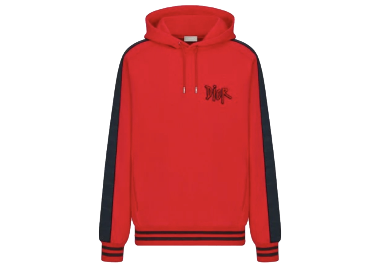 Dior And Shawn Oversized Hooded Red