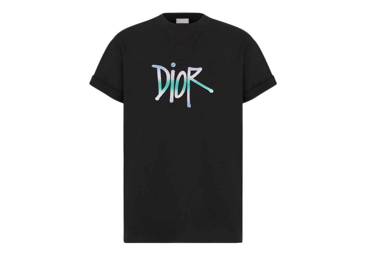 Dior x Shawn Stussy Logo TShirt Size Small  Curated by Charbel