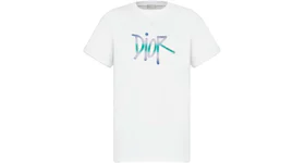Dior And Shawn Oversized Logo T-Shirt White