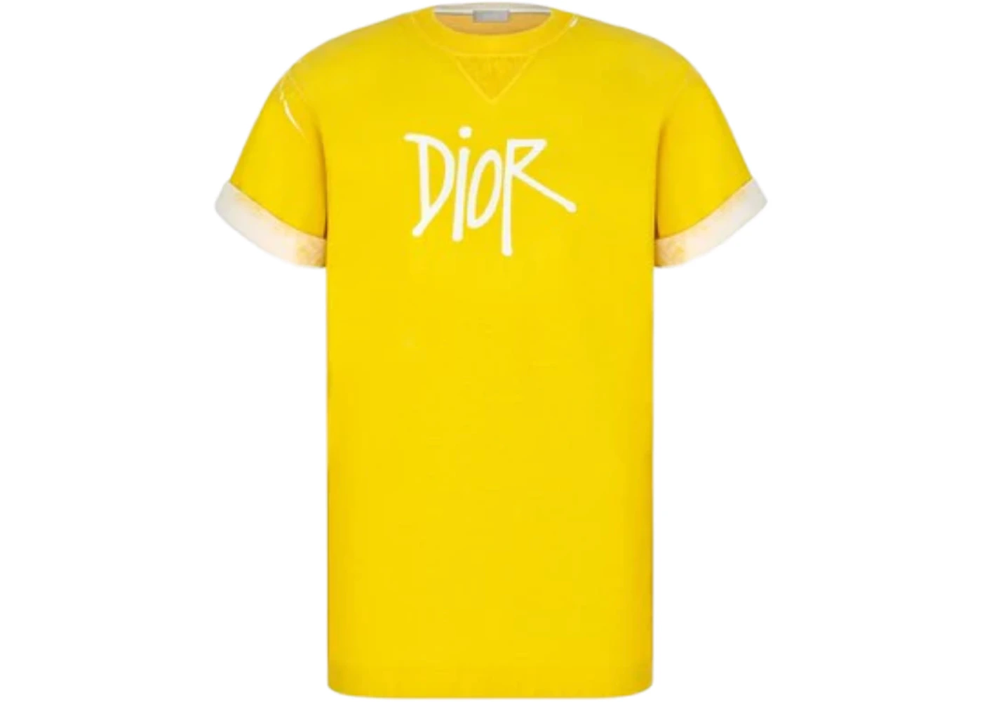 Dior ディオール AND HYLTON NEL Tシャツ イエロー 送料無料 Dior ディオール AND HYLTON NEL Tシャツ イエロー 送料無料