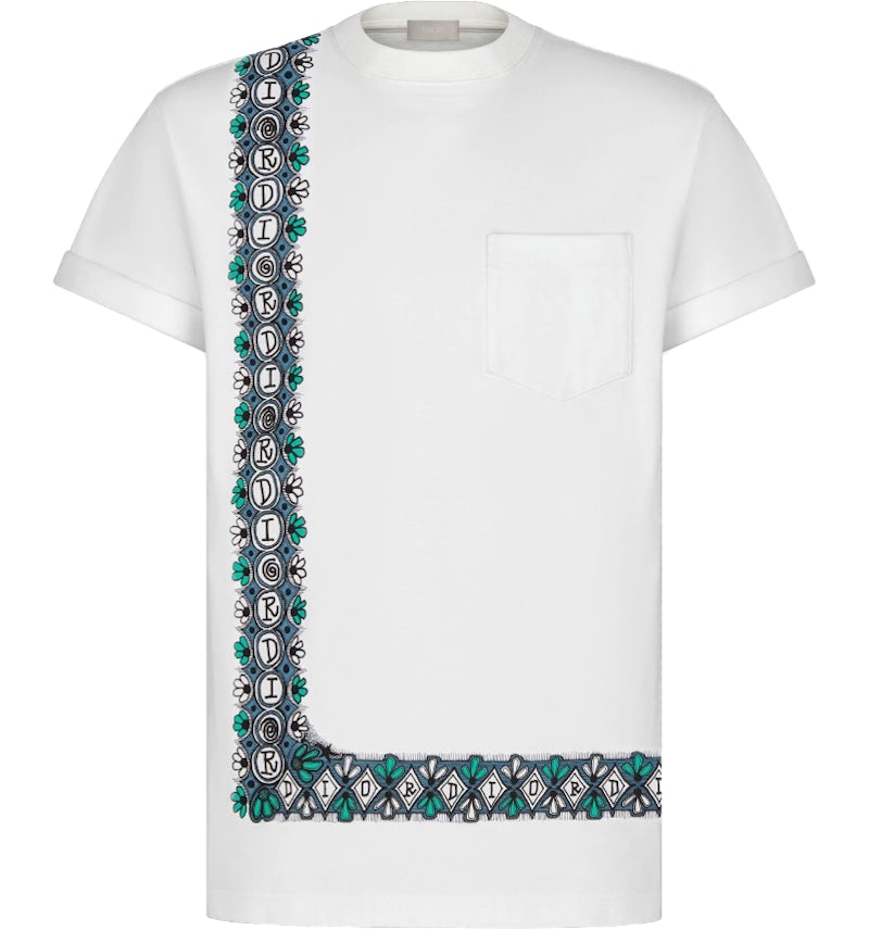 Dior And Shawn Camiseta Oversize Blanco Hombre FW20 ES